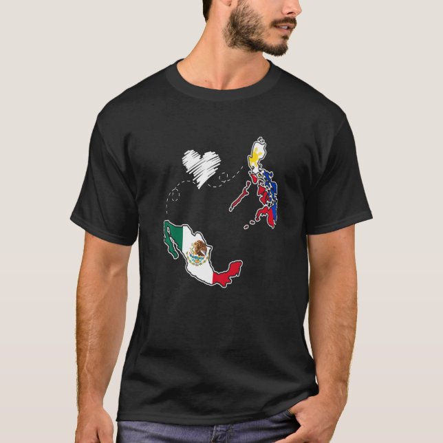 Philippines Mexico Filipino Proud Mexipino Mexican T-Shirt (Vorderseite)