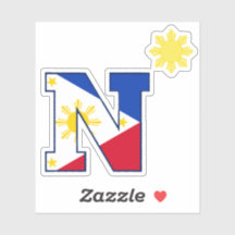Philippines N Sticker coupe-soleil