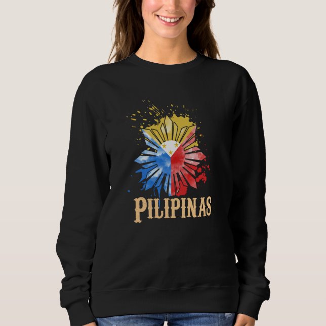 Philippines Pilipinas Filipino Filipina Pride Prou Sweatshirt (Vorderseite)