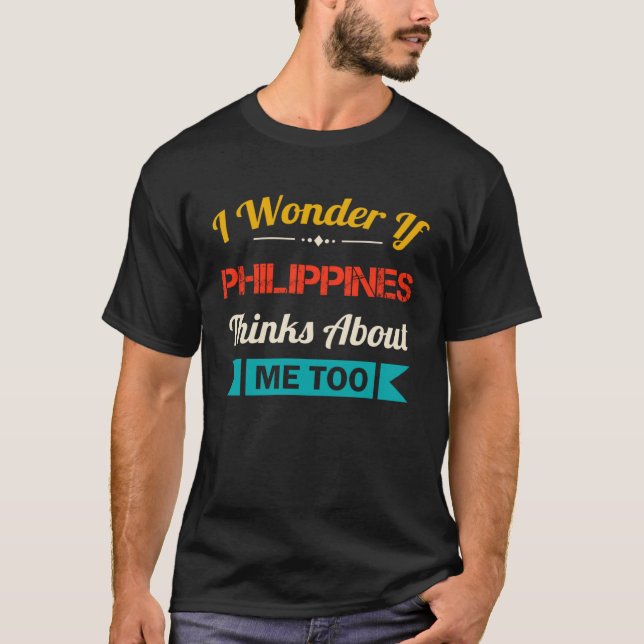 Philippines    Quote Vintage Souvenir T-Shirt (Vorderseite)
