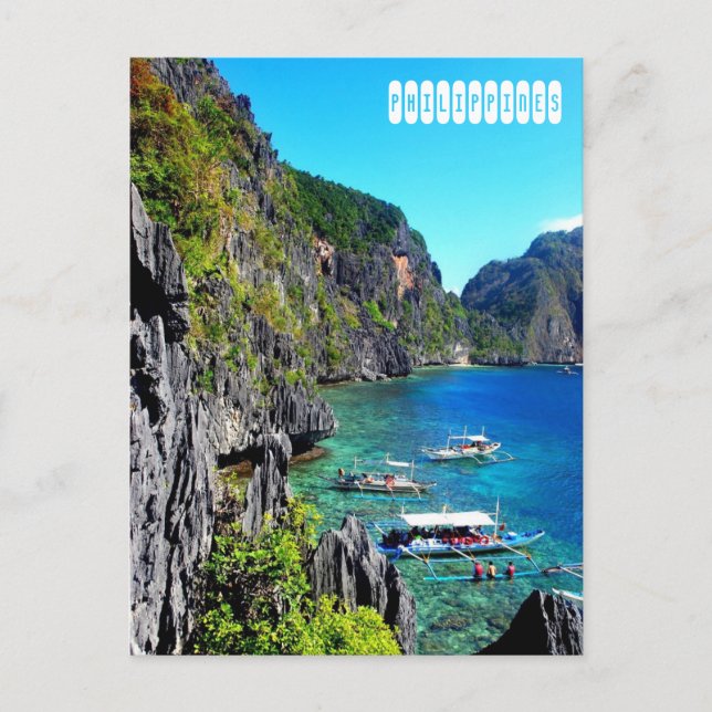 Philippines Travel Postcard Postkarte (Vorderseite)