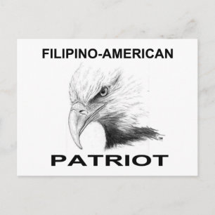 philippinisch-amerikanisch postkarte