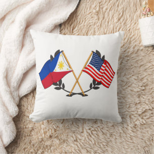 Philippinische amerikanische Flagge Philippinische Kissen