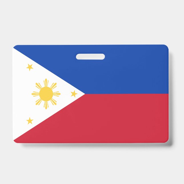 philippinische Flagge Ausweis (Vorderseite)