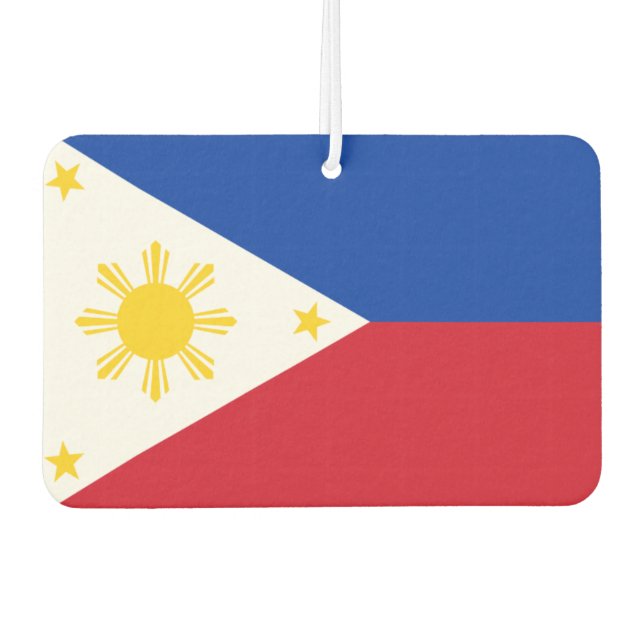 philippinische Flagge Autolufterfrischer (Vorderseite)