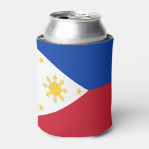 philippinische Flagge Dosenkühler
