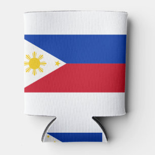 philippinische Flagge Dosenkühler