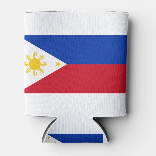 philippinische Flagge Dosenkühler (Vorderseite)