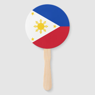 philippinische Flagge Fächer