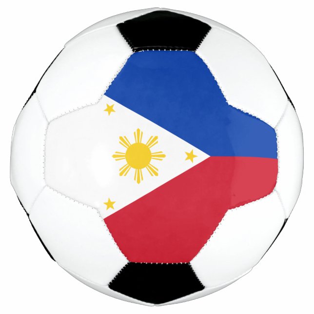 philippinische Flagge Fußball (Vorderseite)
