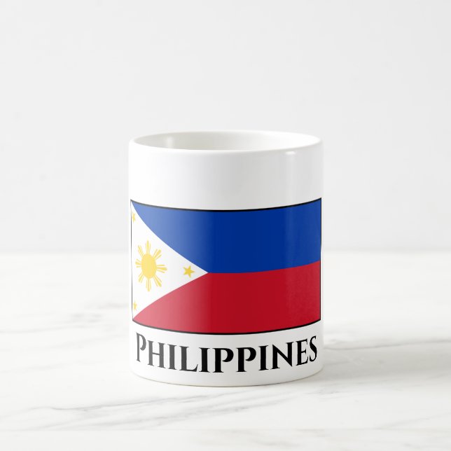 philippinische Flagge Kaffeetasse (Mittel)