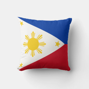 philippinische Flagge Kissen