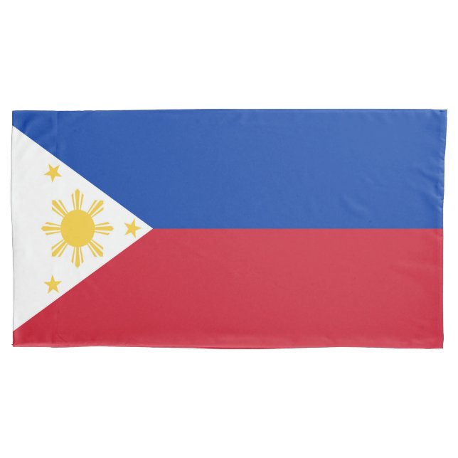 philippinische Flagge Kissenbezug (Vorderseite)