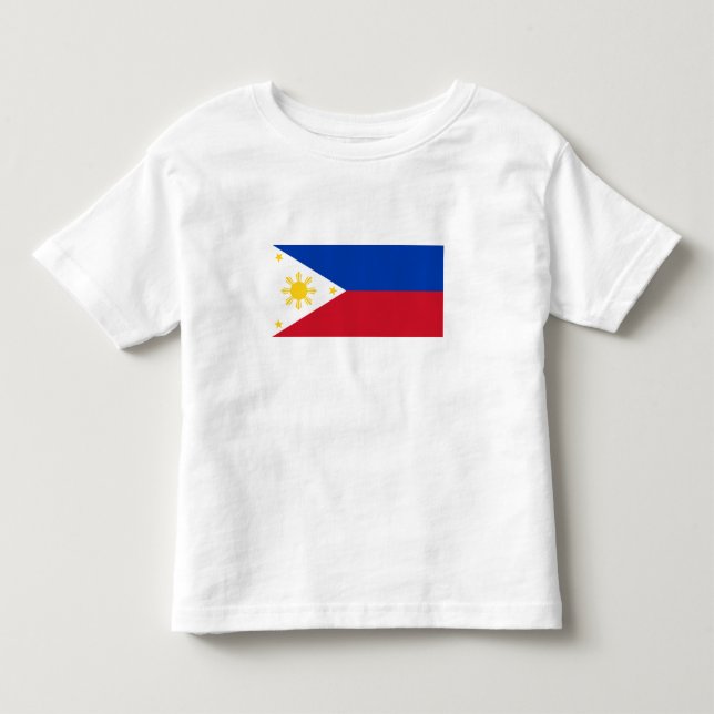 philippinische Flagge Kleinkind T-shirt (Vorderseite)