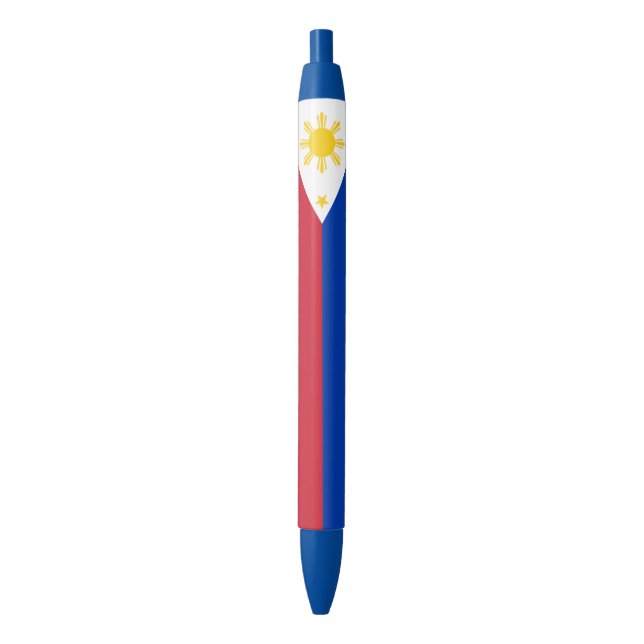 philippinische Flagge Kugelschreiber (Vorderseite Vertikal)