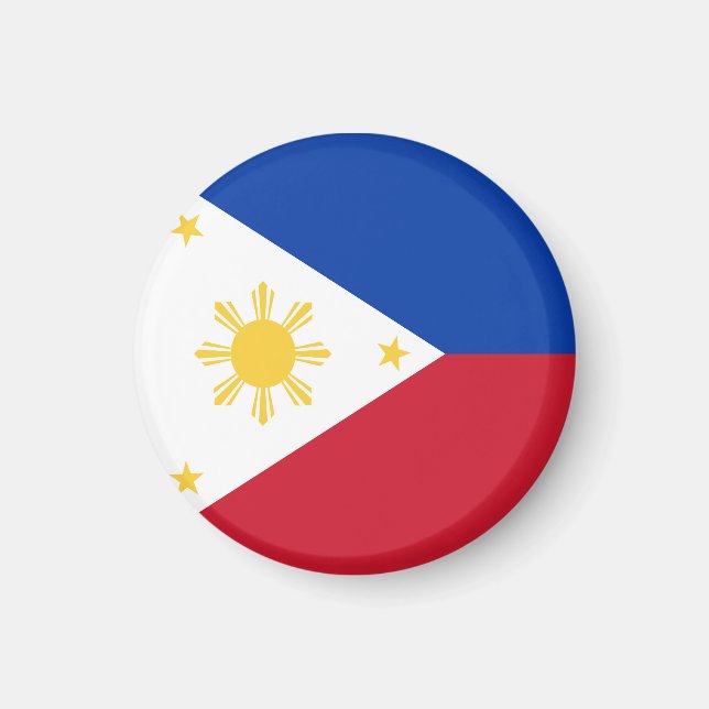 philippinische Flagge Magnet (Vorne)