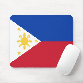 philippinische Flagge Mousepad