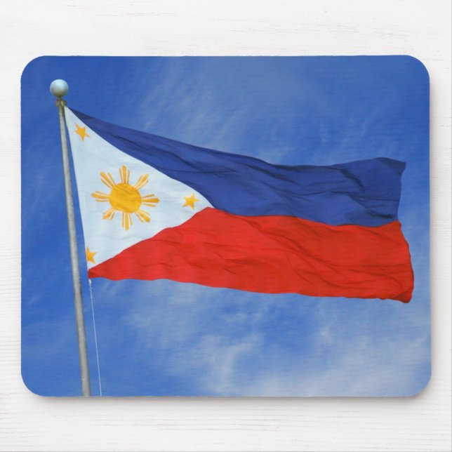 Philippinische Flagge Mousepad (Vorne)