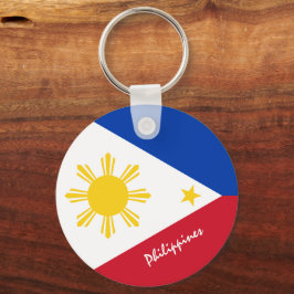Philippinische Flagge & Philippinen - Patrioten/Sp Schlüsselanhänger