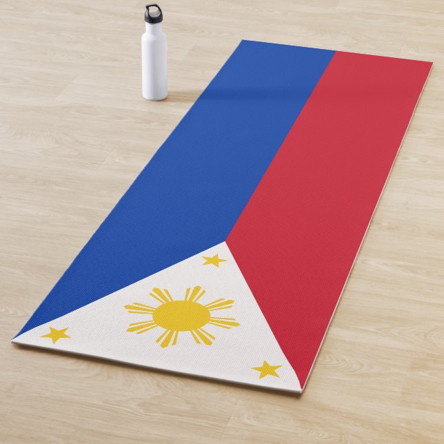 philippinische Flagge (Philippinen) Yogamatte (Beispiel)