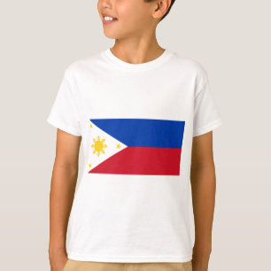 Philippinische Flagge, philippinische T-Shirt