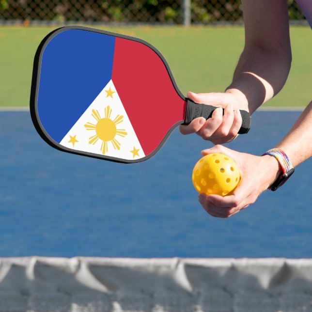 philippinische Flagge Pickleball Schläger (InSitu)