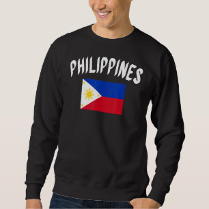 Philippinische Flagge Pinoy Filipino Sun Flag Sweatshirt