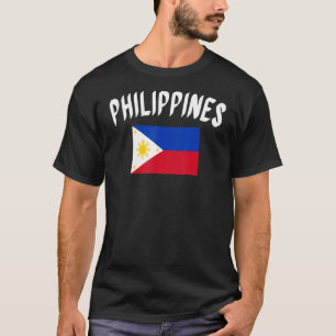 Philippinische Flagge Pinoy Filipino Sun Flag T-Shirt