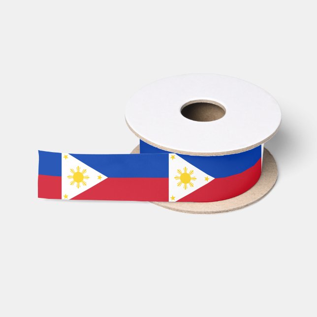 philippinische Flagge Satinband (Spule)