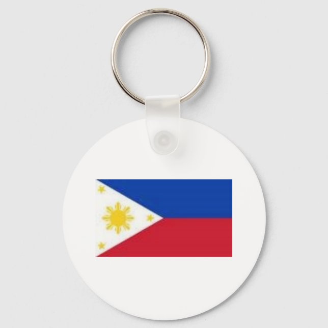 philippinische Flagge Schlüsselanhänger (Vorderseite)