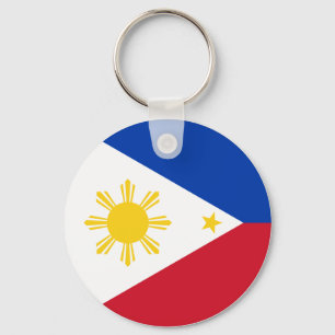 philippinische Flagge Schlüsselanhänger
