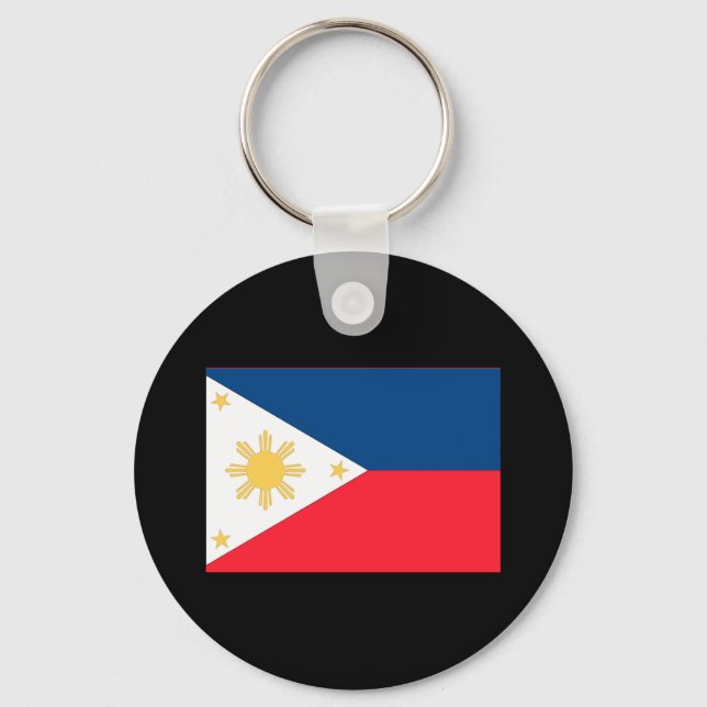 philippinische Flagge Schlüsselanhänger (Vorderseite)