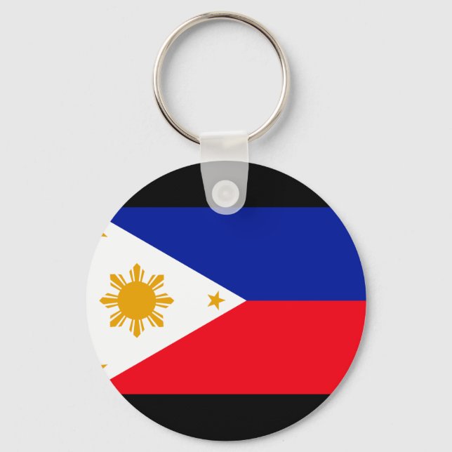 philippinische Flagge Schlüsselanhänger (Vorderseite)