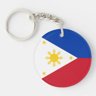 philippinische Flagge Schlüsselanhänger