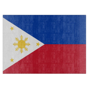 philippinische Flagge Schneidebrett