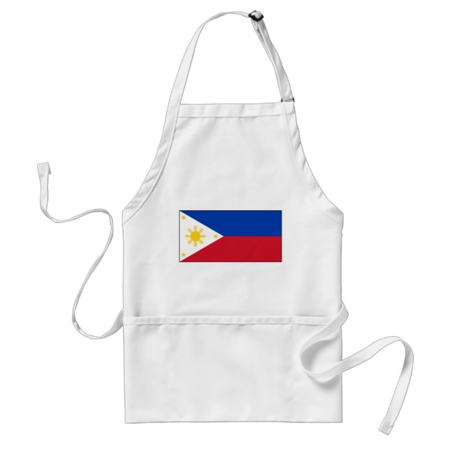 philippinische Flagge Schürze (Vorne)
