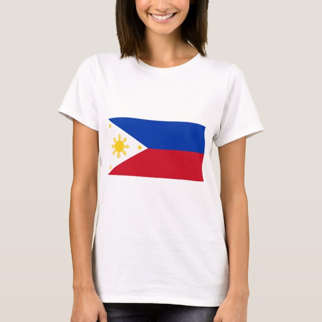 philippinische Flagge T-Shirt (Vorderseite)