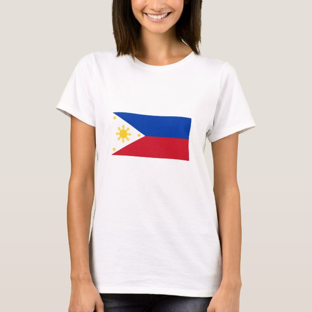 philippinische Flagge T-Shirt (Vorderseite)