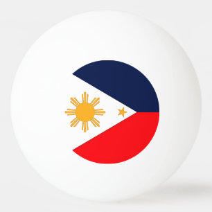 philippinische Flagge Tischtennisball