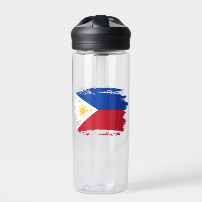 philippinische Flagge Trinkflasche (Vorderseite)