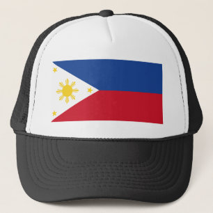 philippinische Flagge Truckerkappe
