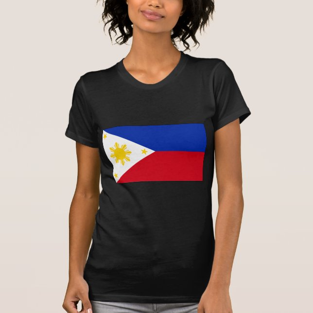 Philippinische Flaggen-T - Shirts und Geschenke (Vorderseite)
