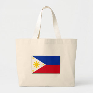 Philippinische Flaggen-T - Shirts und Geschenke Jumbo Stoffbeutel