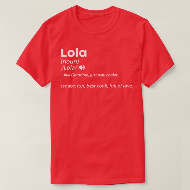 philippinische Großmutter, nanay, mommyla  T-Shirt (Design vorne)