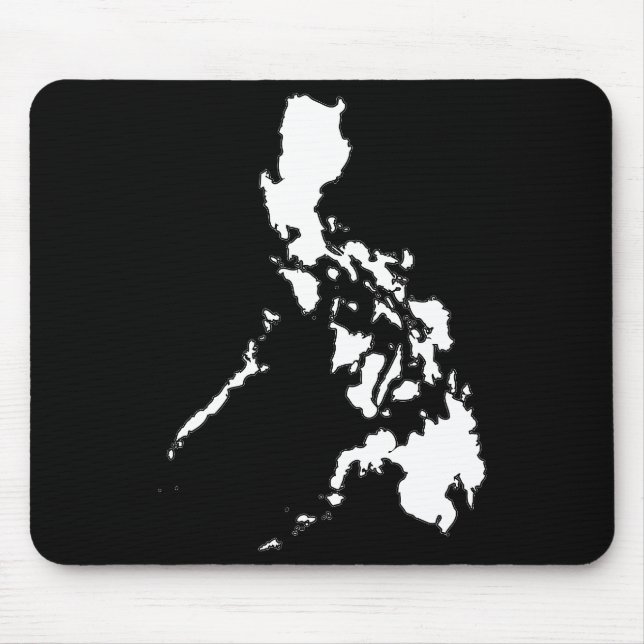 Philippinische Karte Mousepad (Vorne)