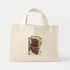 Philippinische Tarsier-Tasche Mini Stoffbeutel
