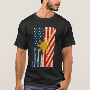Philippinische Wurzeln, in Amerika gewachsen Phili T-Shirt