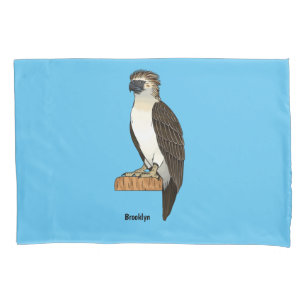 Philippinischer Adler-Cartoon Kissenbezug