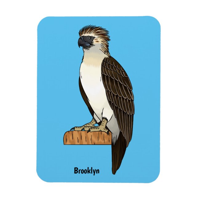 Philippinischer Adler-Cartoon Magnet (Vertikal)