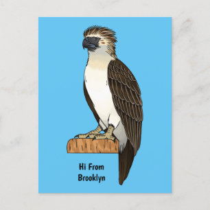 Philippinischer Adler-Cartoon Postkarte